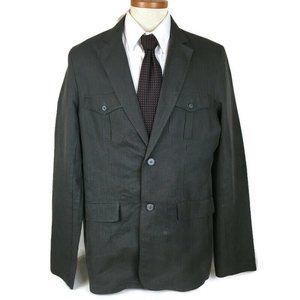 Buckle Pop Icon Blazer Sport Coat Size XL Gray
